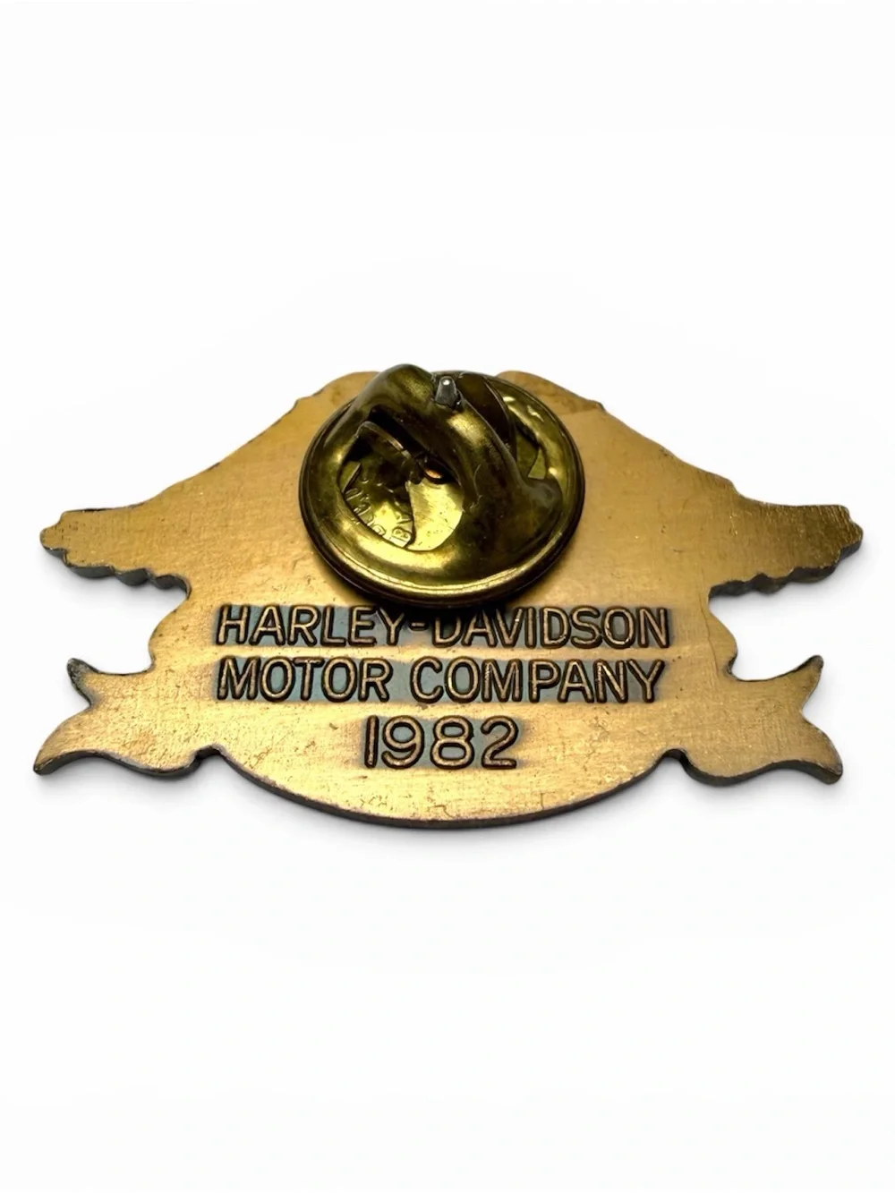 RARE Vintage 1982 Pre-Launch Harley Davidson HOG Pin - 4 Talon Eagle Variant